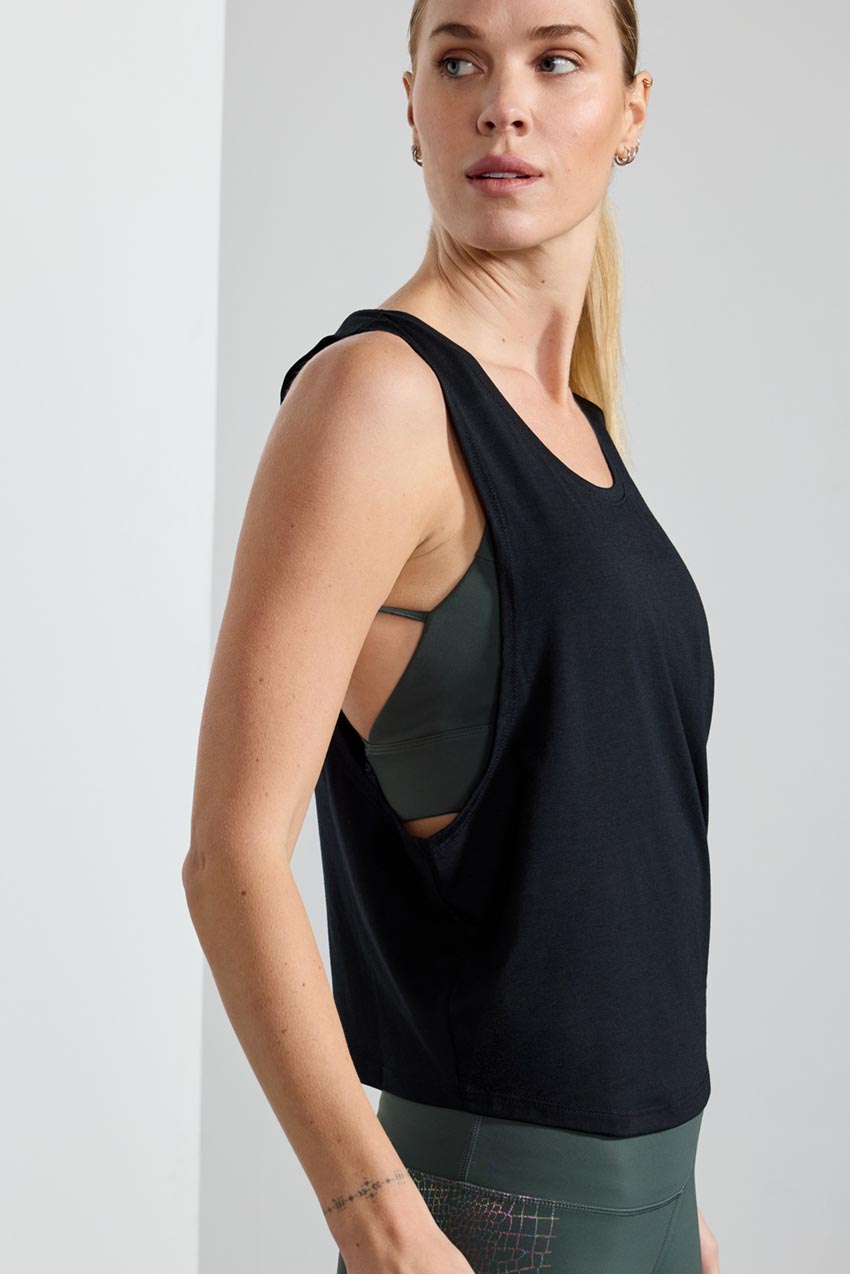  Nike Womens Stretch Activewear Tank Top Black S : Clothing,  Shoes & Jewelry