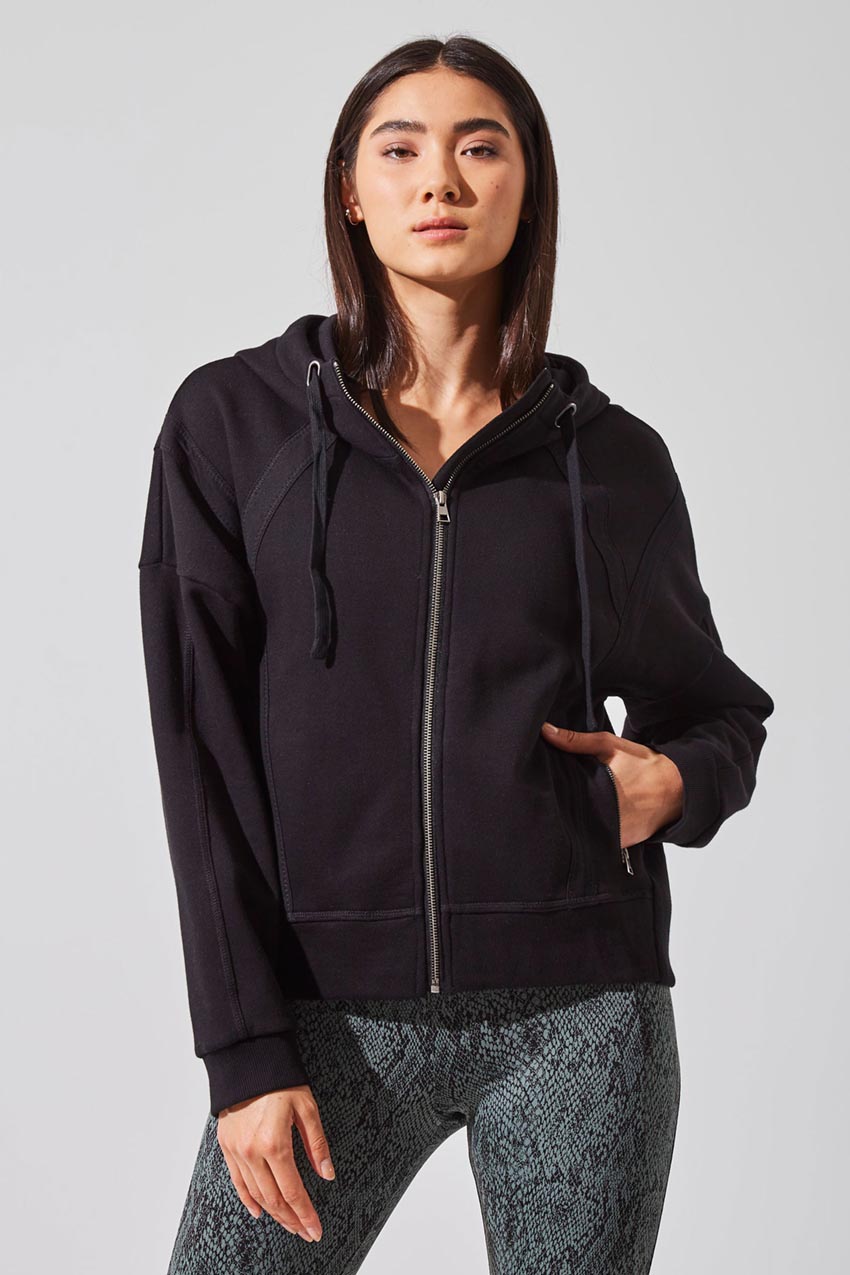 Ease Organic Cotton Recycled Zip-Up Hoodie - Sale