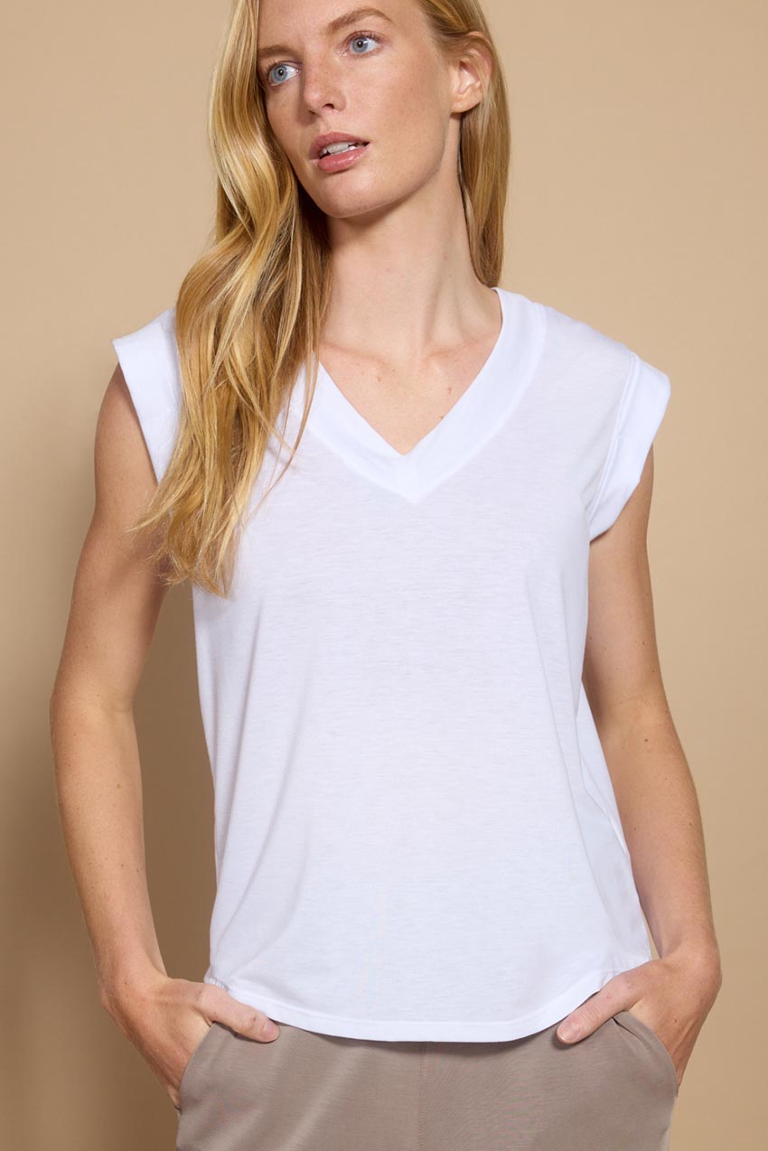 Dynamic Recycled Polyester V-Neck Cap Sleeve T-Shirt – Sale – MPG Sport  Canada