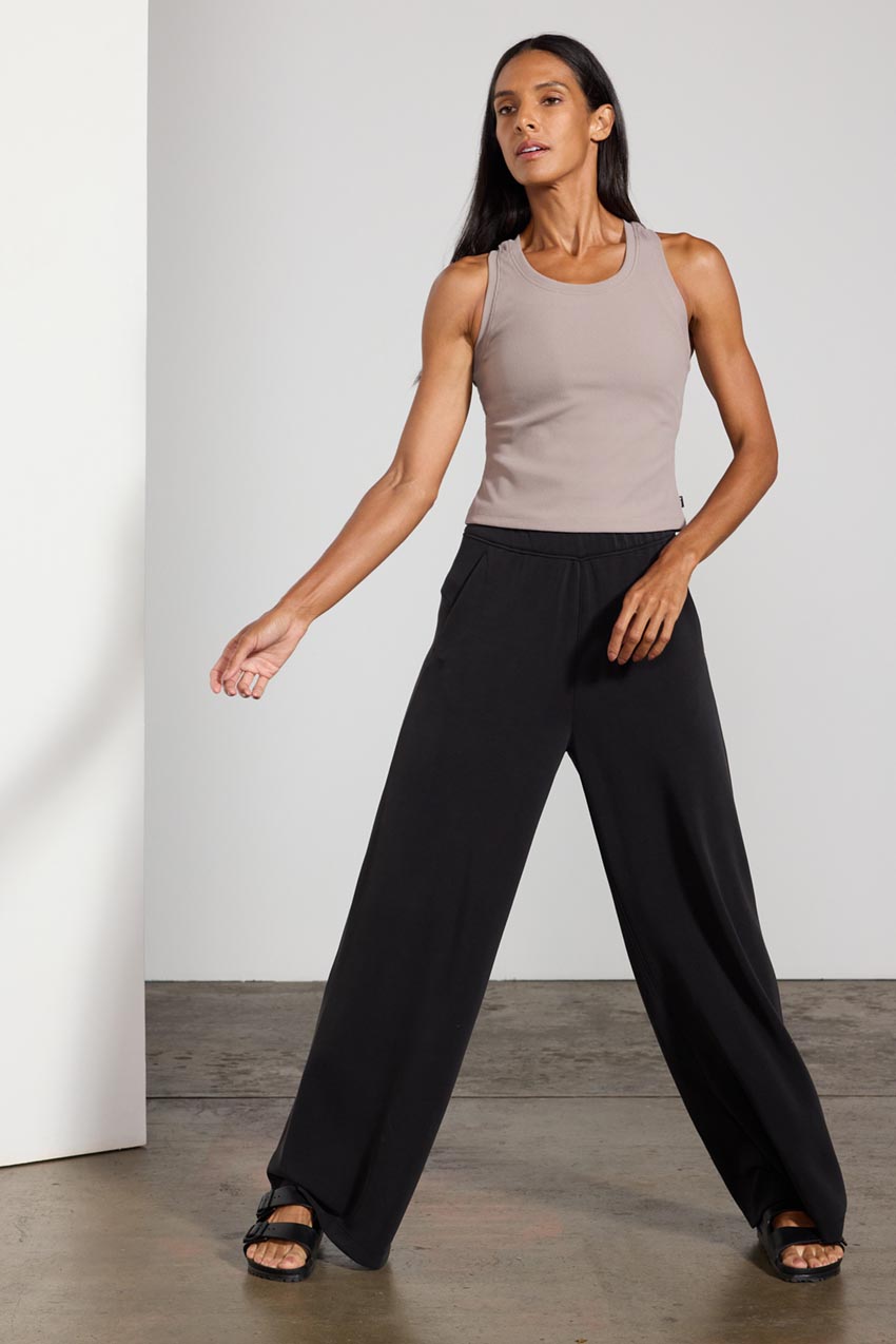 Poise Ribbed Crop Tank Top