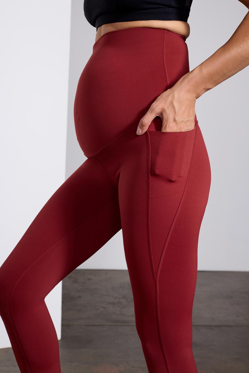 Vital 26" Side Pocket Maternity Legging