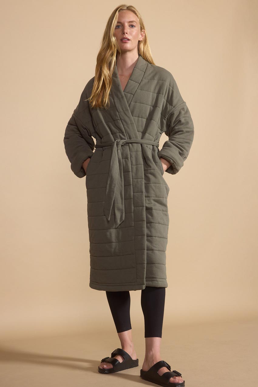 Immerse Quilted Insulated To-The-Studio Coat