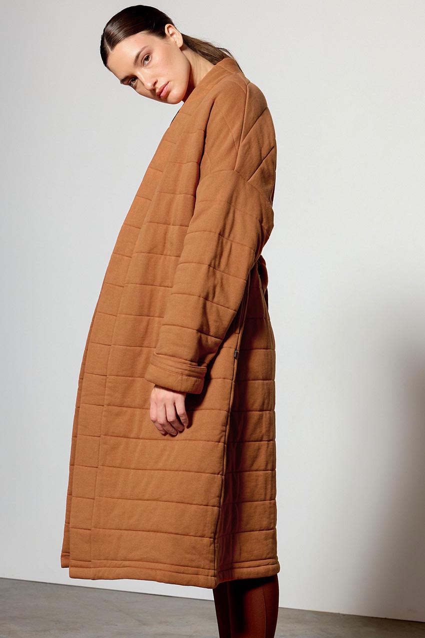 Immerse Quilted Insulated To-The-Studio Coat