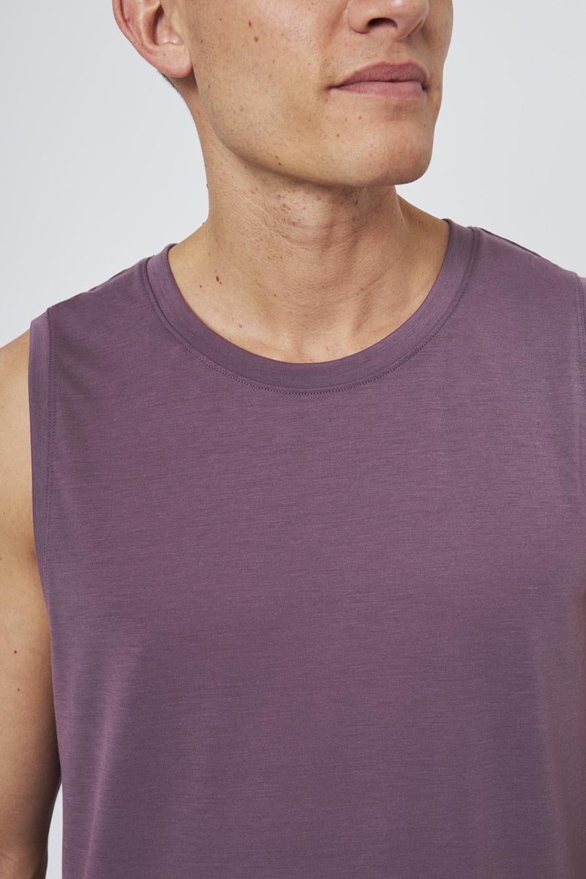 Dynamic Recycled Polyester Stink-Free Tank Top with Slits - Sale