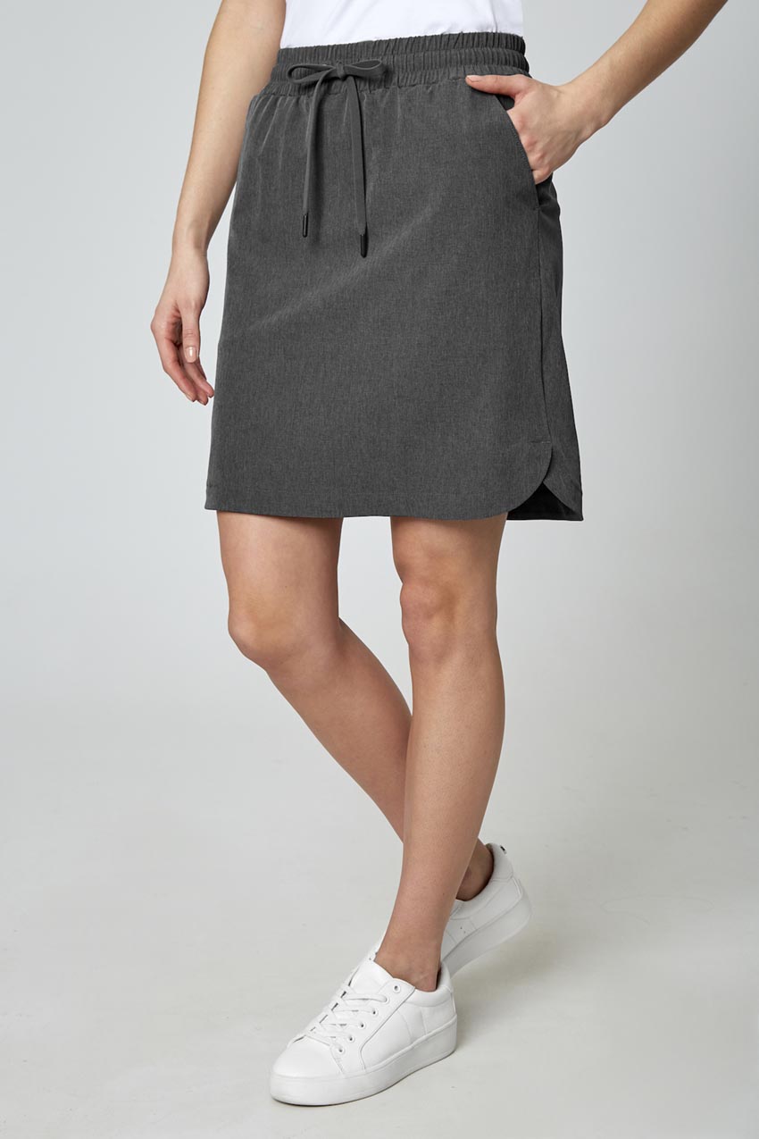 Mondetta Women’s Active Skirt in Grey (Melange)