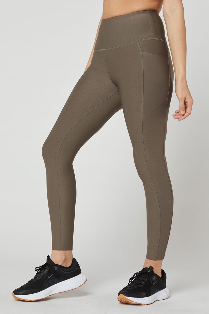 MPG Sport Explore Recycled High-Waisted Side Pocket 25" Legging - Sale  in Wet Cement