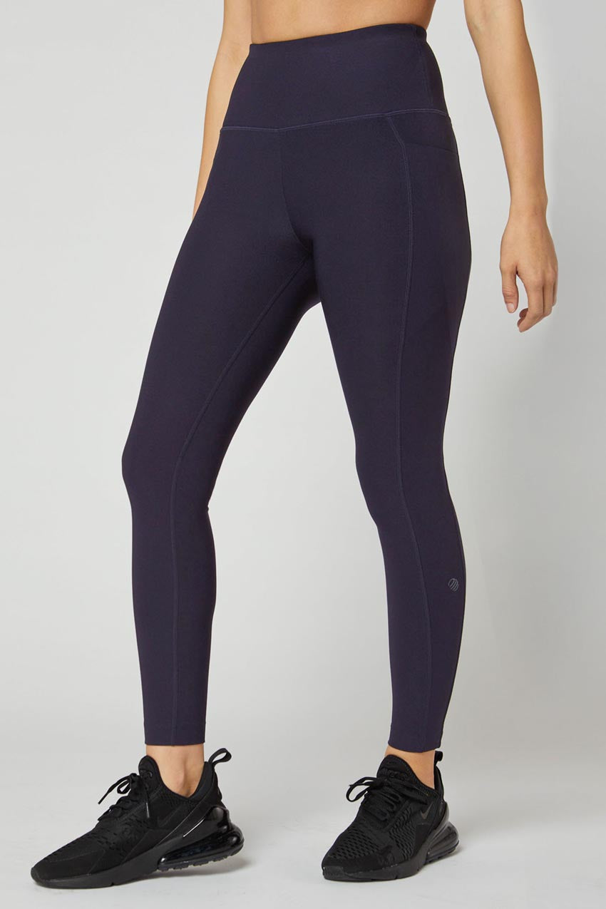 MPG Sport Explore Recycled High-Waisted Side Pocket 25" Legging - Sale  in Purple Night