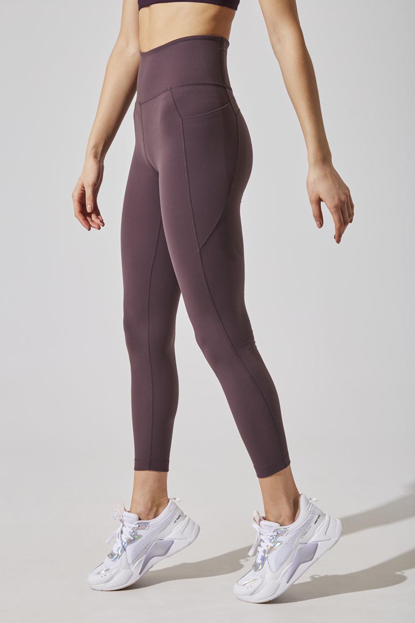 MPG Sport Velocity High-Waisted 26" Legging With Pocket - Sale  in Shale