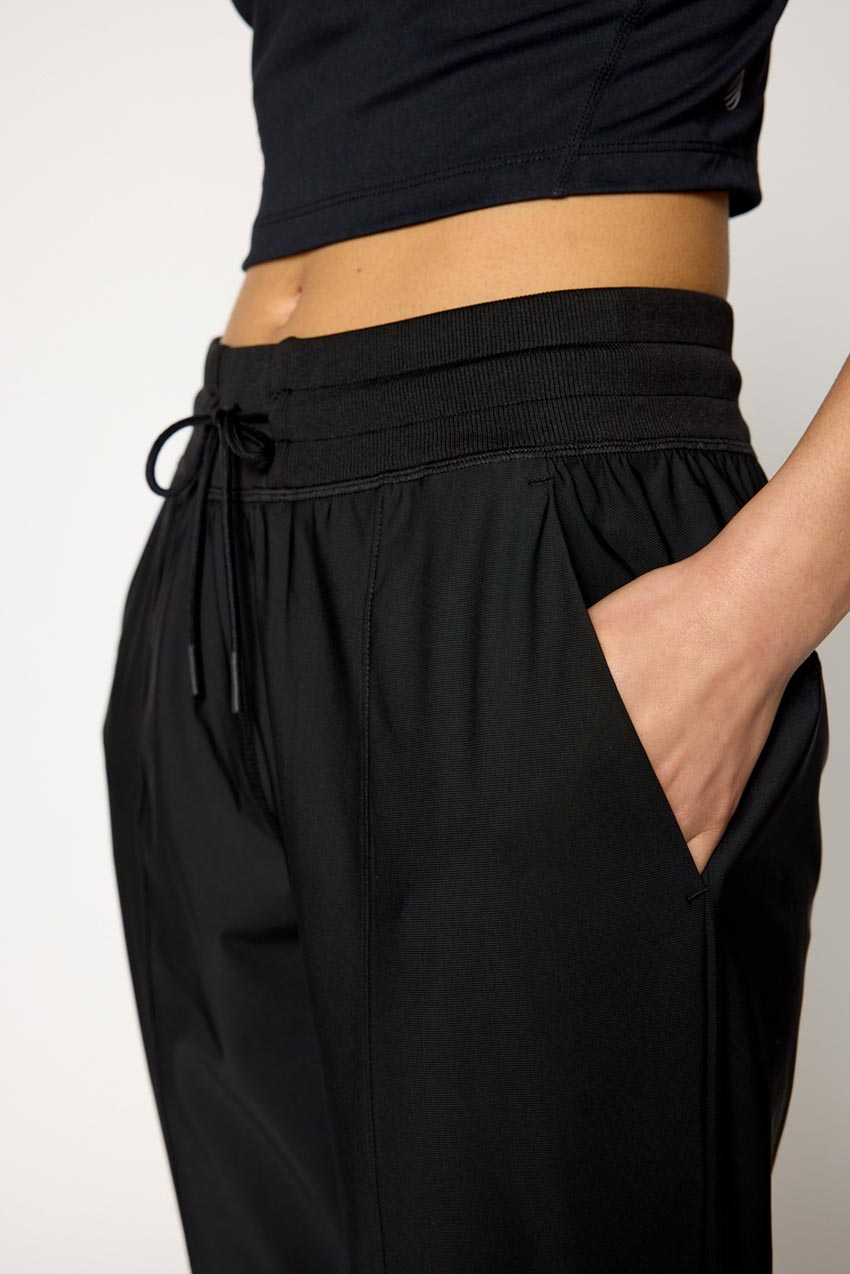 Adapt Recycled Polyester High-Waisted Drawcord Jogger 28”