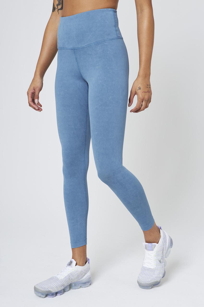 Vital Recycled Nylon High-Waisted Basic Legging 25" Washed