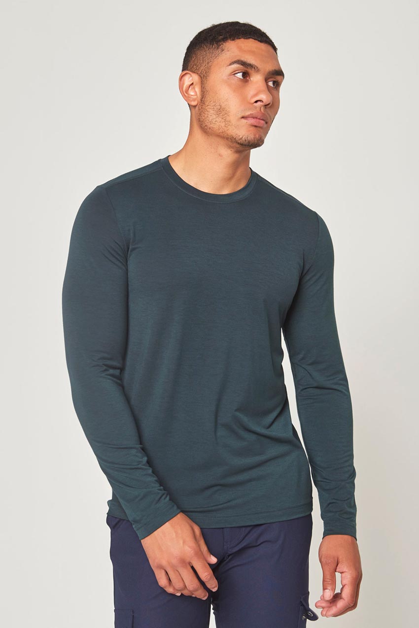 MPG Sport Dynamic Recycled Polyester Stink-Free Long Sleeve - Sale  in Hunter Green