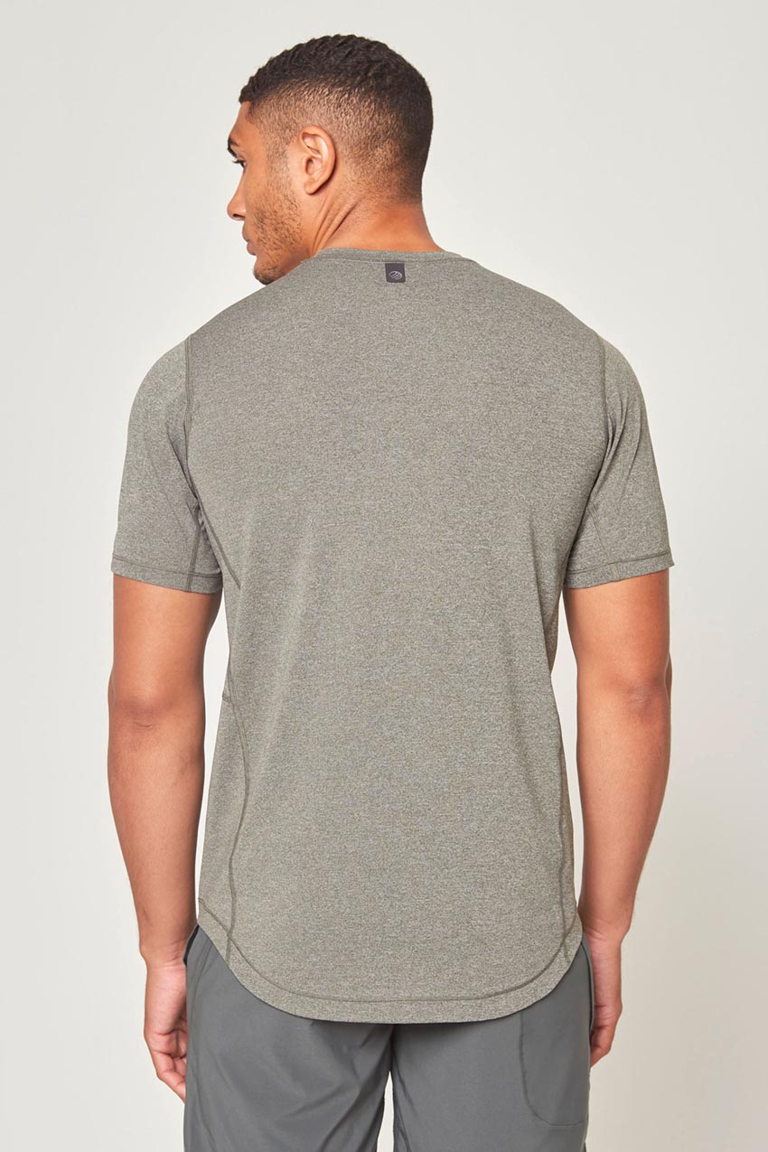 Conquer Crew Neck Short Sleeve Tech Shirt - Sale