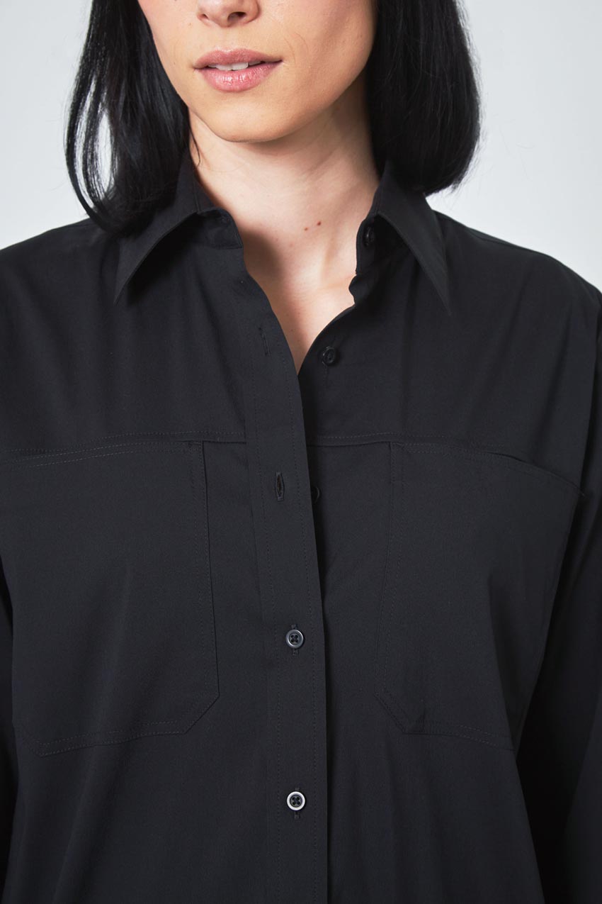 Suitable Oversized Cargo Shirt with Patch Pockets