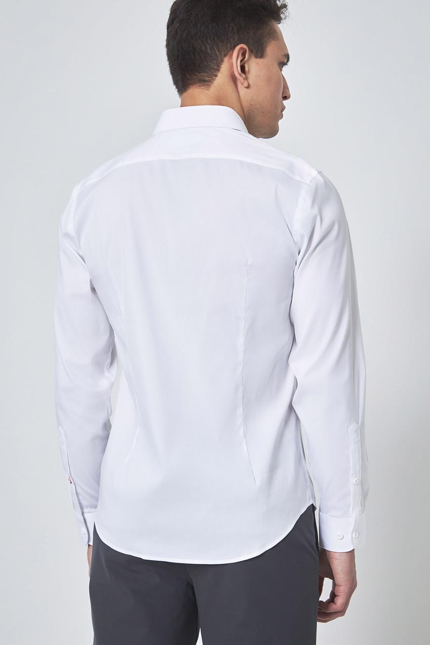 PerformLuxe Cotton Nylon Poplin Slim-Fit Shirt