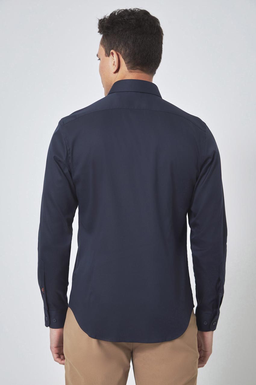 PerformLuxe Cotton Nylon Twill Standard-Fit Shirt