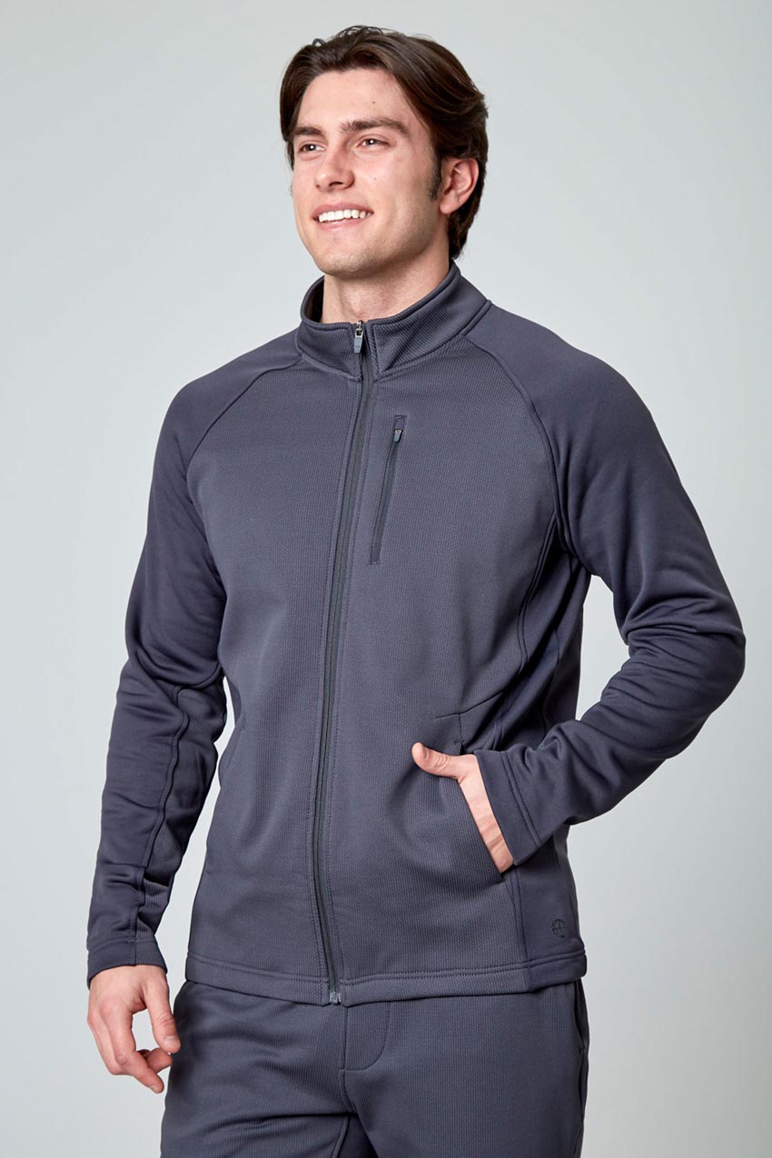 Mondetta Cold Weather Trainer Jacket in Charcoal