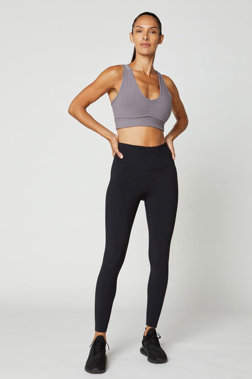 Rosie Explore Recycled Ruched Medium Support Sports Bra