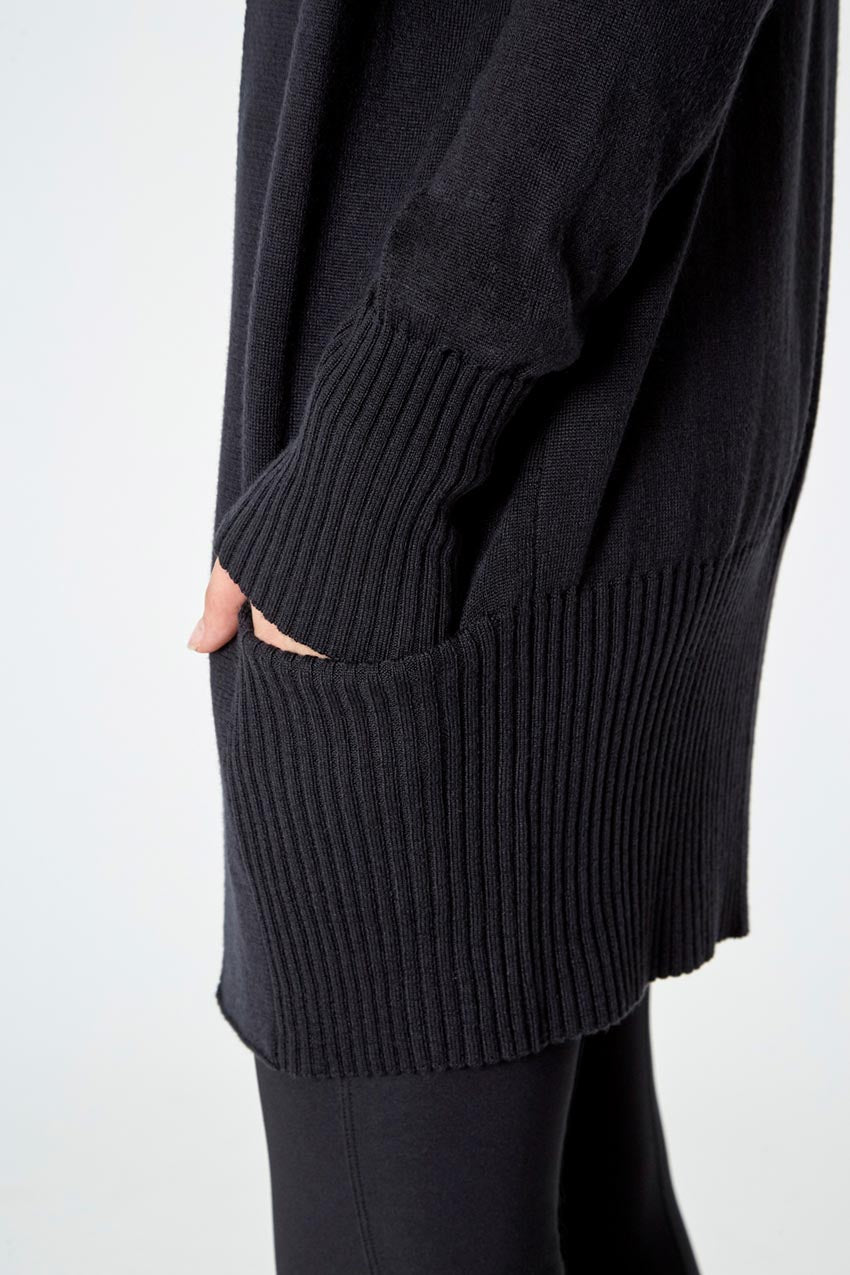 Establish Sustainable Merino Wool Open Front Cardigan