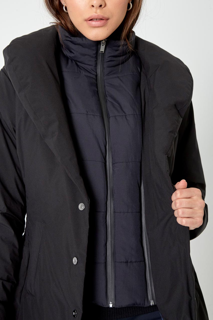 Streetwise Puffer with Removable Fooler